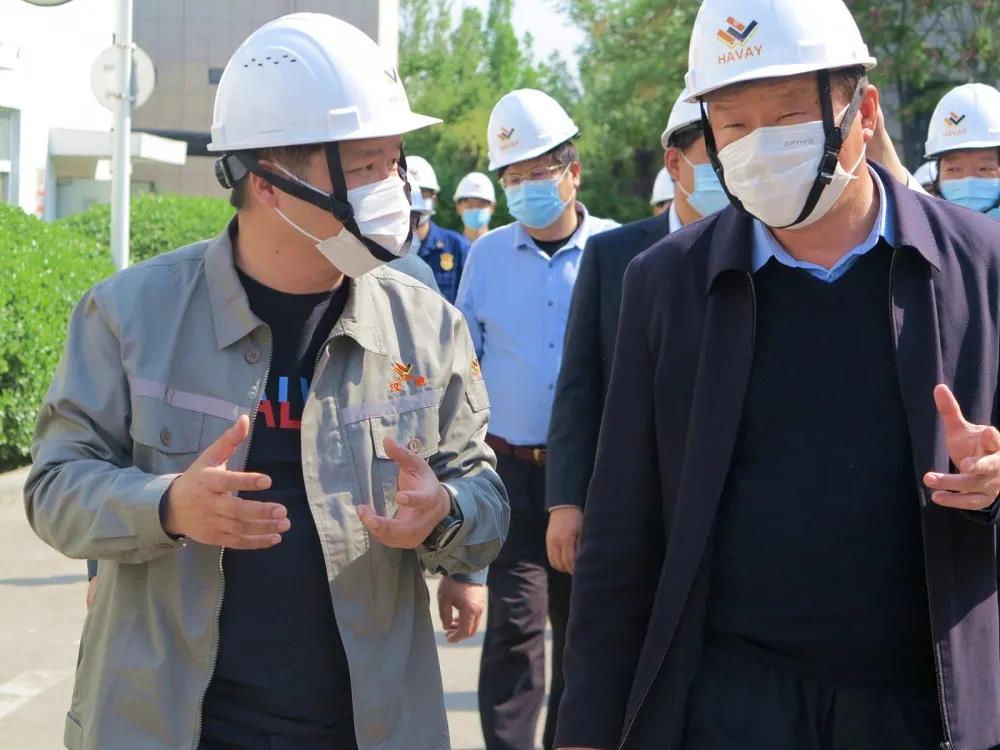 泰安市委常委,副市长宋洪银一行莅临汉威集团调研